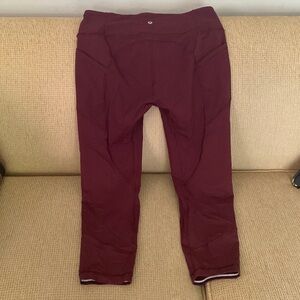 LuluLemon Garnet Pants size 14.